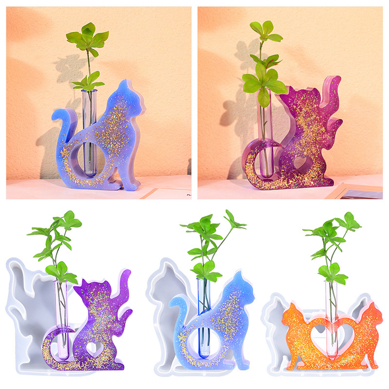 Propagation Station Vase - Форма для вазы в форме кошки,