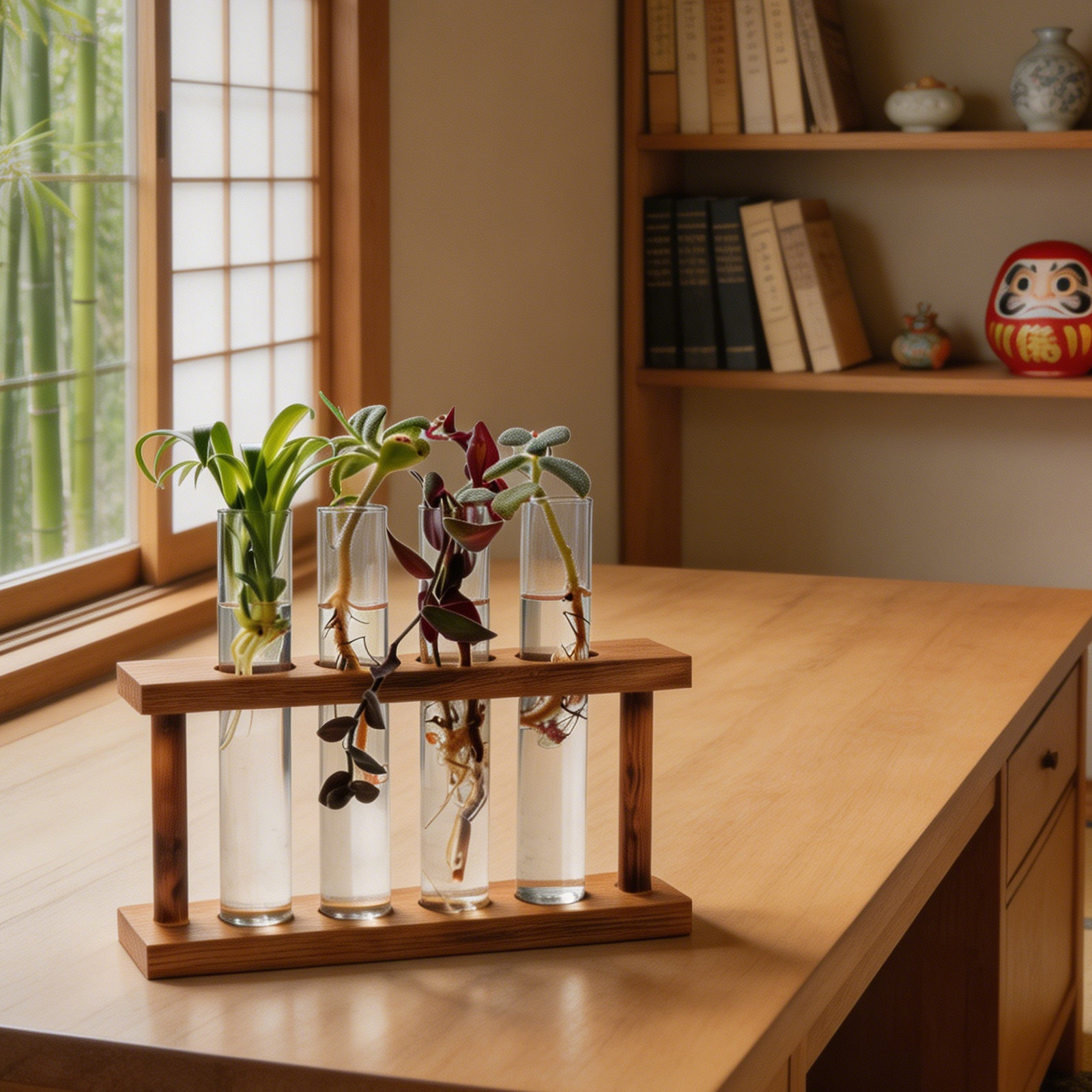 Propagation Station Vase - Деревянная станция для размножения растений с