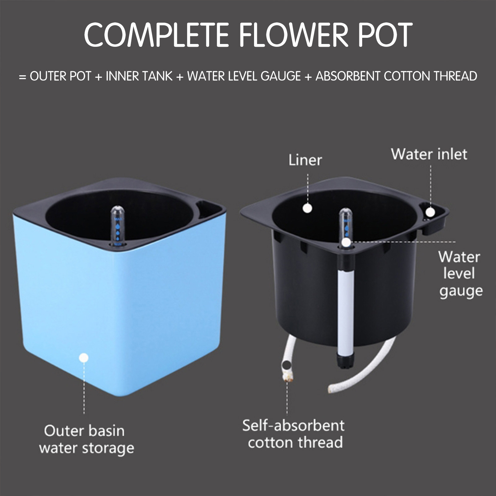 Автоматический самополивающийс – обзор и цена Self Watering Insert