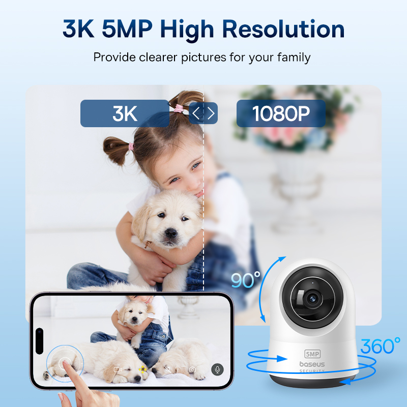 Baseus 5MP 3K Wi-Fi IP-камера  – обзор и цена Eufy Camera E220
