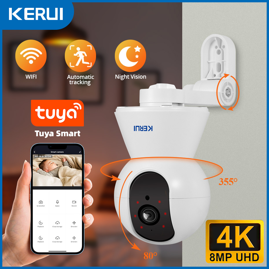 KERUI Крытая 4K HD Tuya Smart  – обзор и цена Eufy Camera E220
